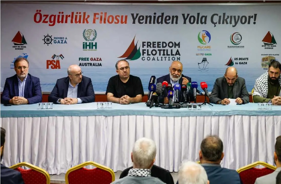Uluslararası Özgürlük Filosu 11 gemiyle yola çıktı