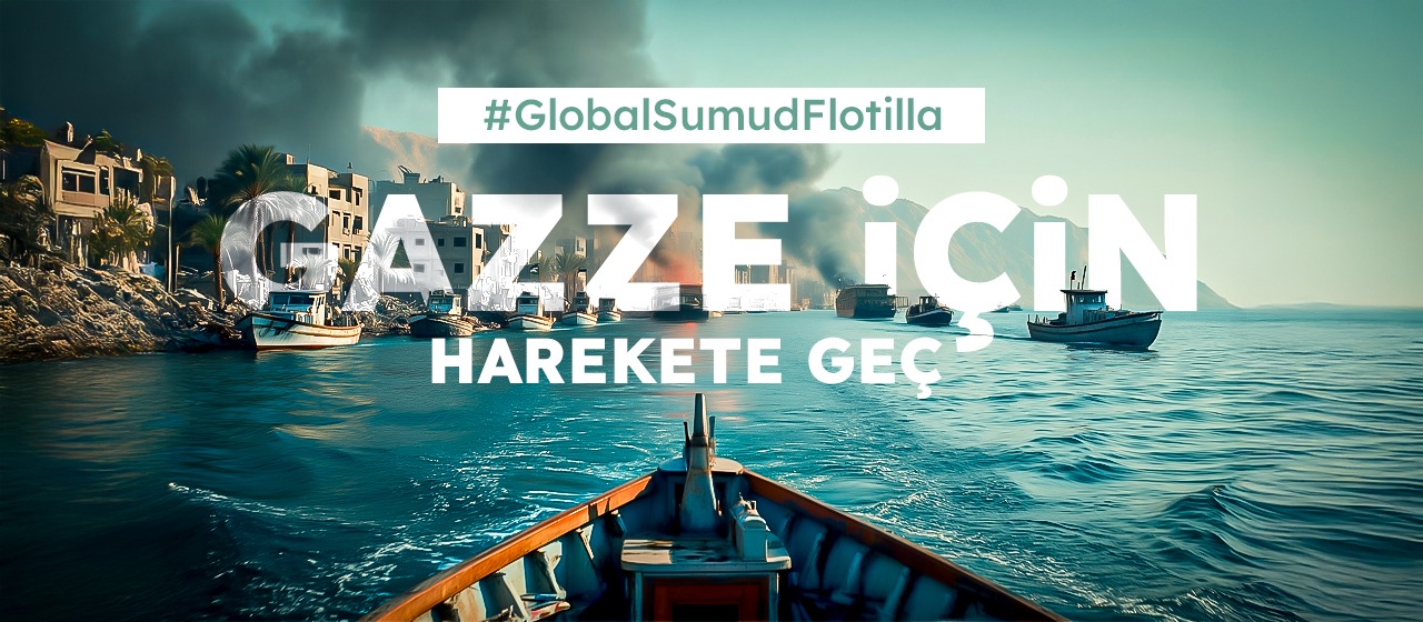 Denizde ilerleyen yardım filosu – temsili görsel